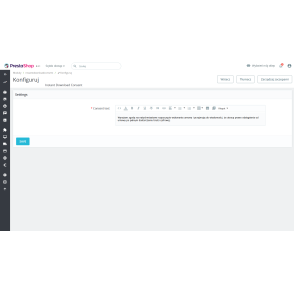 Instant Download Consent - darmowy moduł