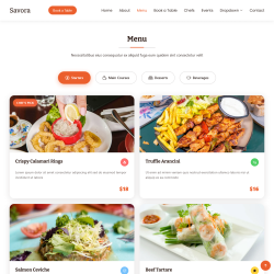 Interaktywna strona WWW dla restauracji