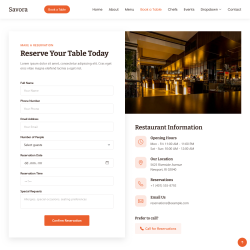 Interaktywna strona WWW dla restauracji