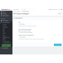 Eksport kategorii do CSV - WIT Export Categories