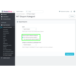 Eksport kategorii do CSV - WIT Export Categories