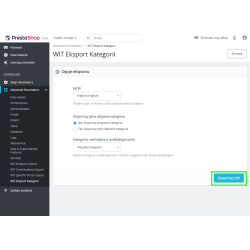 Eksport kategorii do CSV - WIT Export Categories