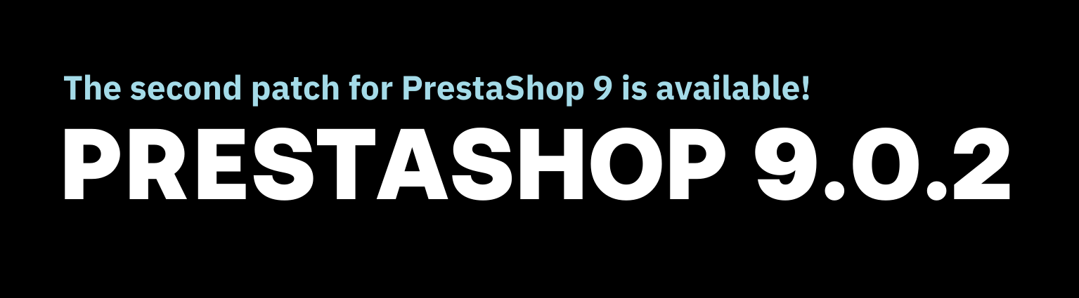 PrestaShop 9.0.2 - Druga wersja konserwacyjna